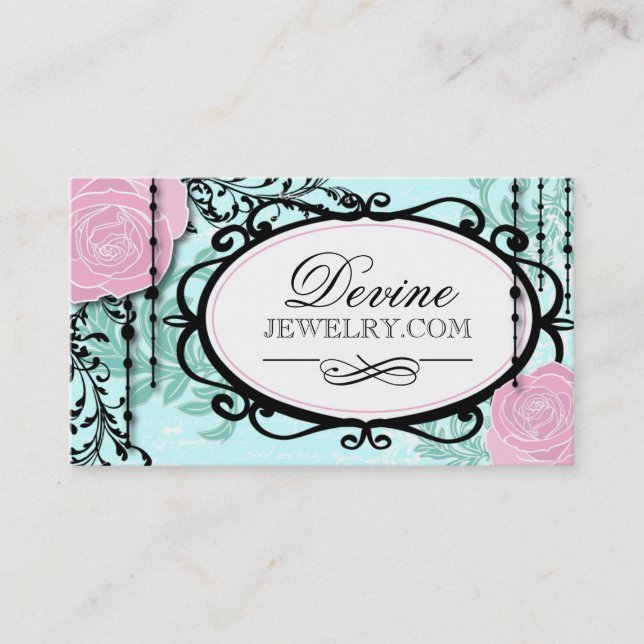 Jewelry Designer Business Cards (Front)