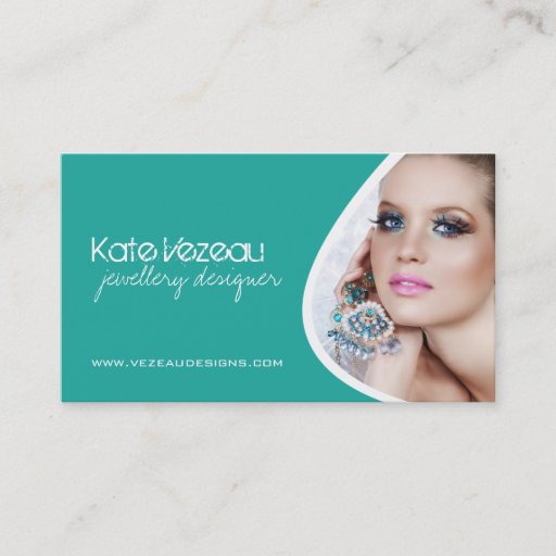 Customizable Jewelry Designer Business Cards