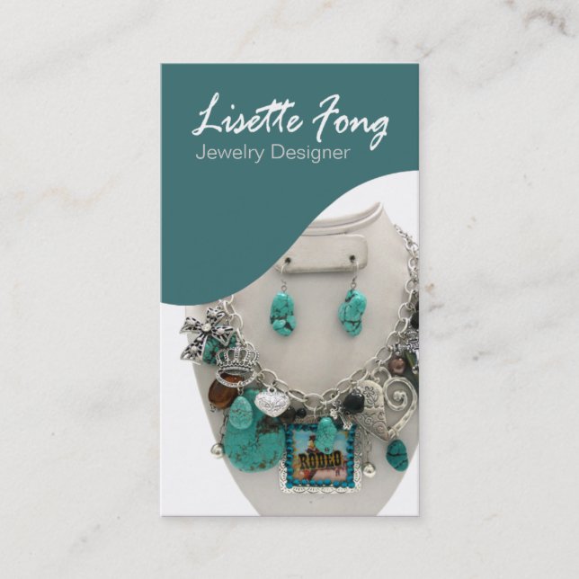 Jewelry Designer Custom Jeweler Business Card (Front)