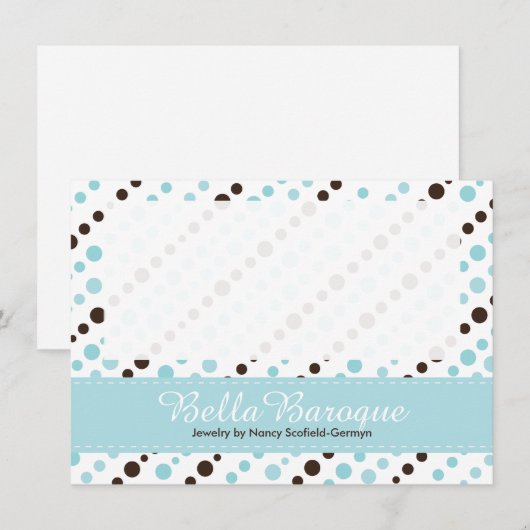 Jewelry Designer Display Sign (Front/Back)