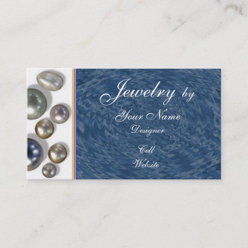 Customizable Jewelry Designer(Or?) Business Card