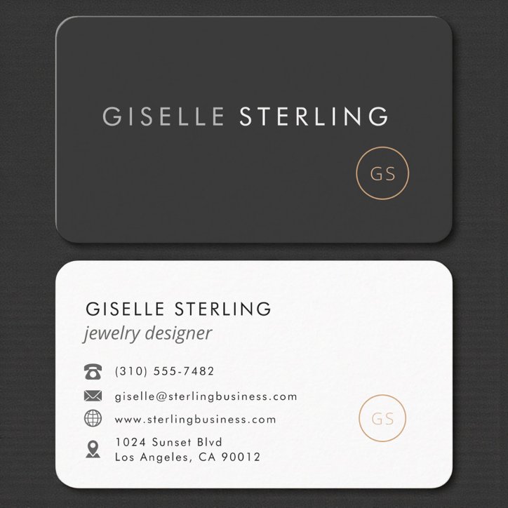 Jewelry Designer Professional Business Card