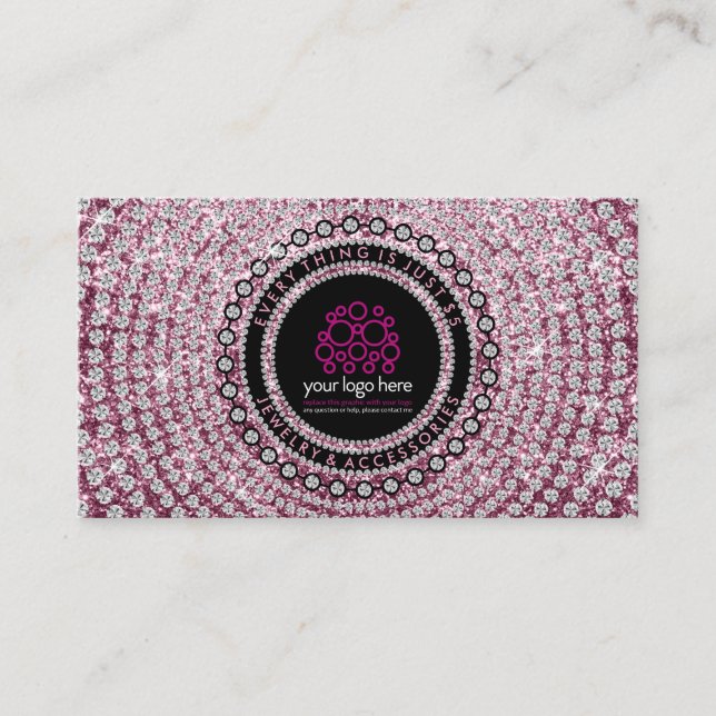 Jewelry Diamond Business Card (Front)