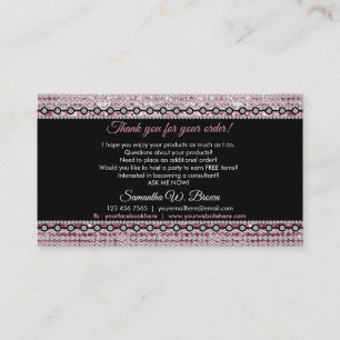 Jewelry Diamond Thank You Business Card