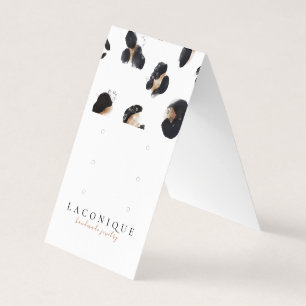 Jewelry Display Abstract Leopard Business Card