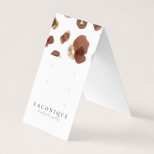 Jewelry Display  Abstract  Leopard Business Card