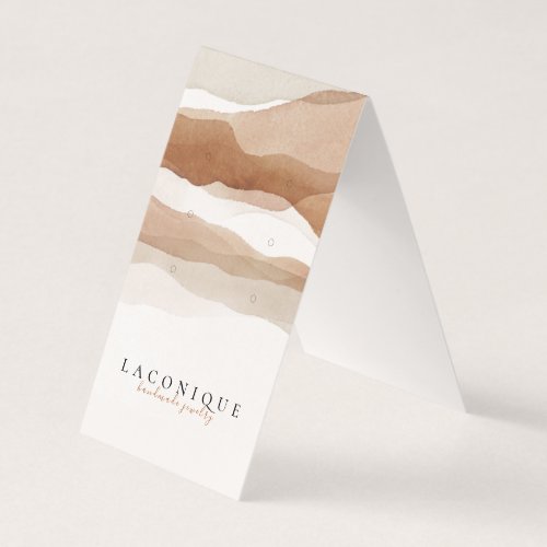 Jewelry Display  Neutral  Minimalistic Business Card