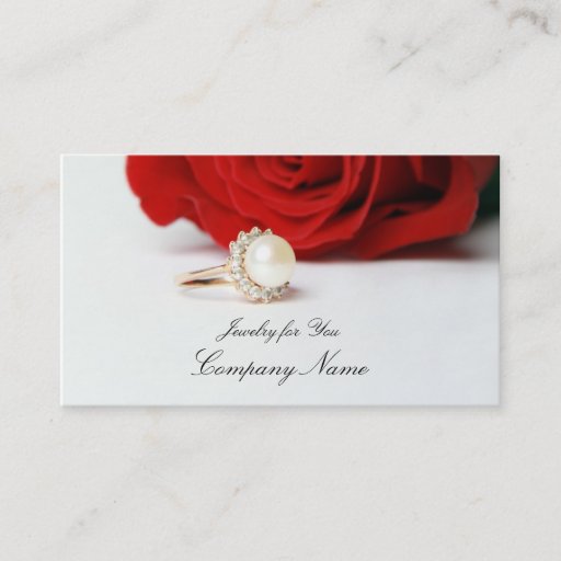 Customizable Jewelry for You, Business Card