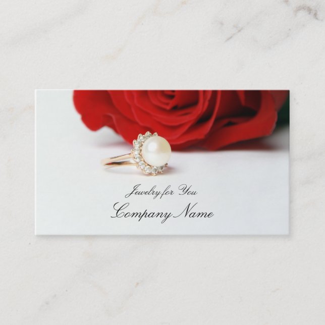 Jewelry for You, Business Card (Front)
