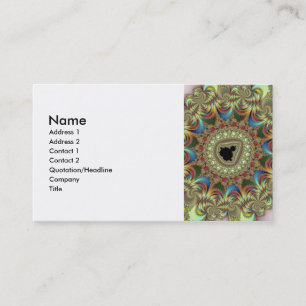 Jewelry Fractal Business Card