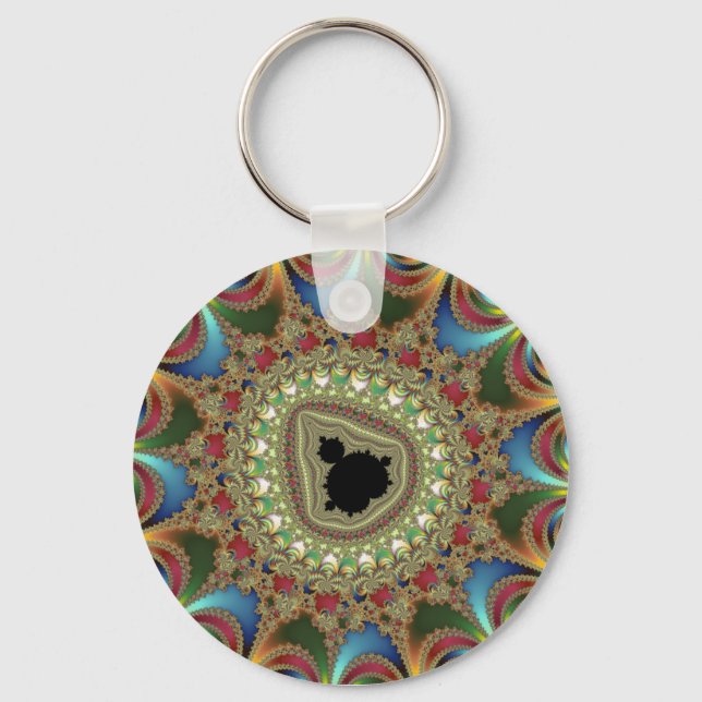 Jewelry Fractal Keychain (Front)