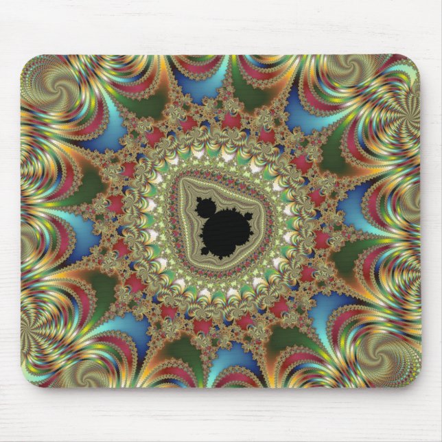 Jewelry Fractal Mouse Pad (Front)