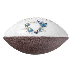 Jewelry Heart with Butterflies Morpho Football