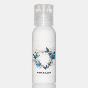 Jewelry Heart with Butterflies Morpho Hand Lotion
