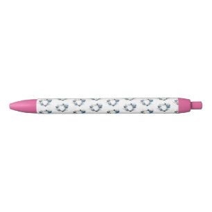 Jewelry Heart with Butterflies Morpho Pen
