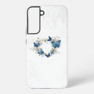 Jewelry Heart with Butterflies Morpho Samsung Galaxy S22+ Case