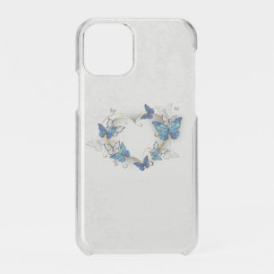 Jewelry Heart with Butterflies Morpho iPhone 11 Pro Case