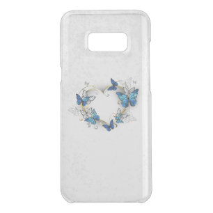 Jewelry Heart with Butterflies Morpho Uncommon Samsung Galaxy S8+ Case