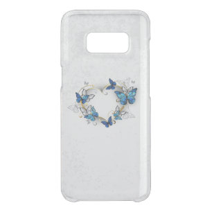 Jewelry Heart with Butterflies Morpho Uncommon Samsung Galaxy S8 Case