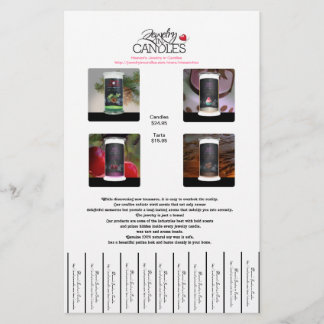 Jewelry in Candles Flyers