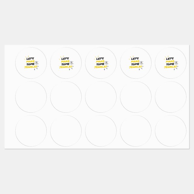 Jewelry Labels (Sheet)