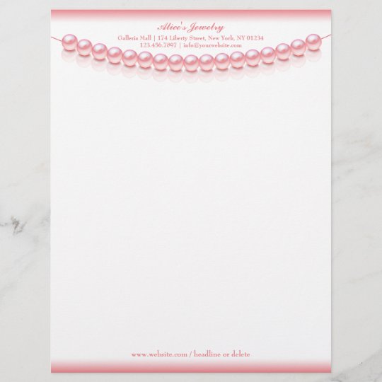 Jewelry Letterhead