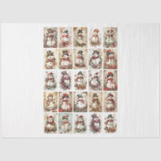 Jewelry Maker Snowman Tissue Paper