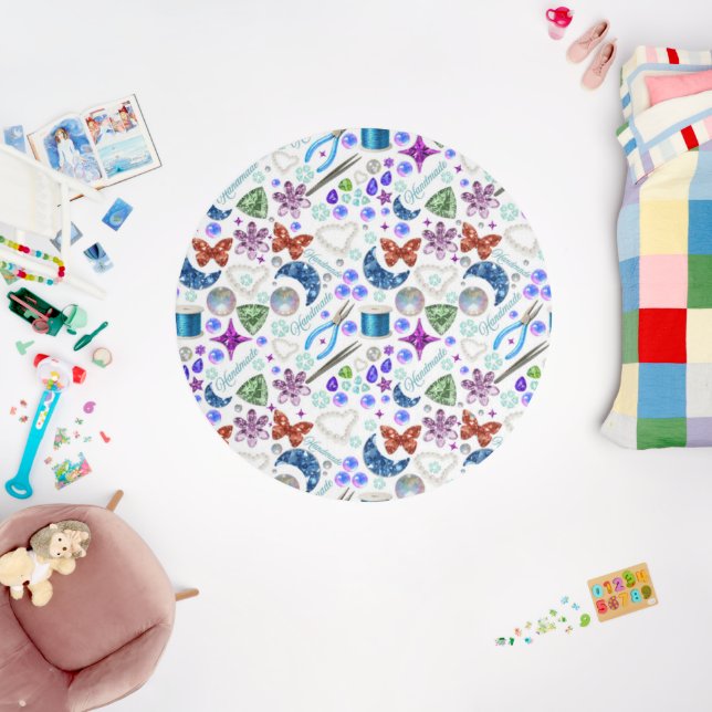 Jewelry Making & Beading Gift crafter Rug (Insitu (Babyroom))