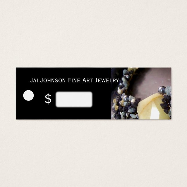 Jewelry Merchandise Price Tags (Front)