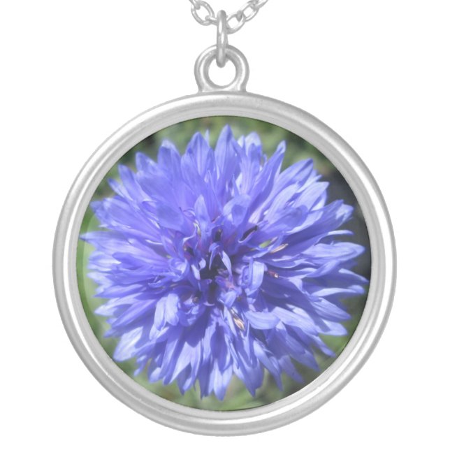 Jewelry - Necklace - Cornflower Blue Bachelors Btn (Front)