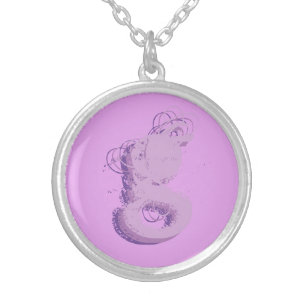 JEWELRY NECKLACE INITIAL ART AND DESIGN