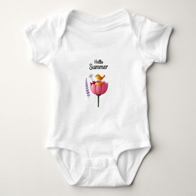 Jewelry not seen  baby bodysuit (Front)