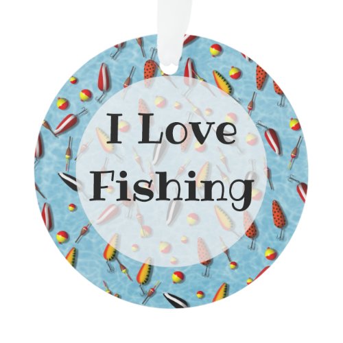 Jewelry - Pendant - Fishing Bobs and Lures Ornament