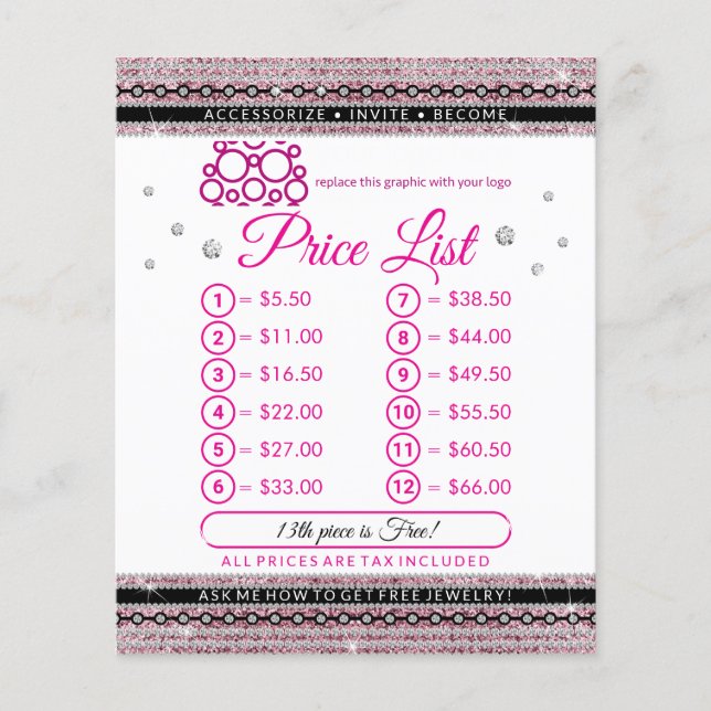 Jewelry Pink Diamond lux Flyer (Front)