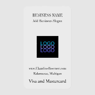 Jewelry Plastic Earring Cards Business Artist Clear Business Cards