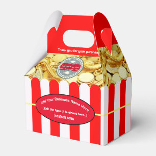 Jewelry Popcorn Corn Bucket Party Favor Box