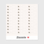 Jewelry Price Tags Blush Logo 30 Sticker