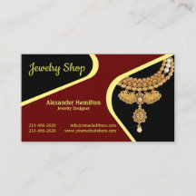 Jewelry Shop Business Card
