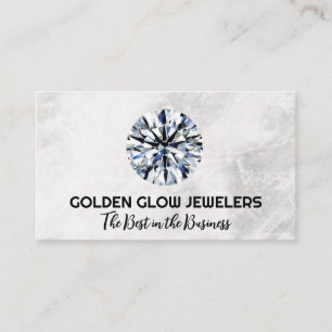Jewelry Store Diamond Cut Business Card