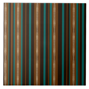 Jewelry Striped Ceramic Tile