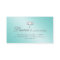Jewelry Swirl Business Card Glitter Diamonds Blue