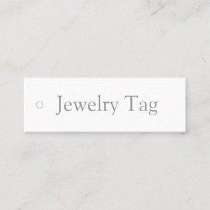 Jewelry Tag