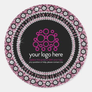 Jewelry Thank you for your purchase Classic Round Sticker