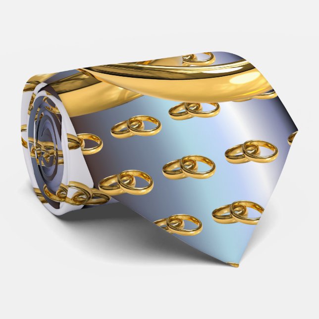 Jewelry Wedding Rings Neck Tie (Rolled)