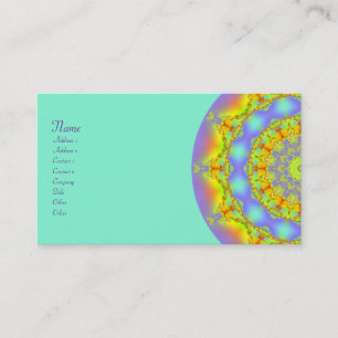 Jewels Fractal Kaleidoscope Business Card