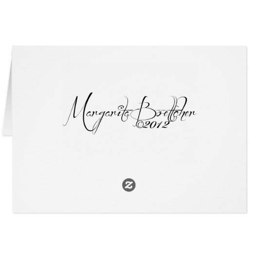 Jewels Hearts Card (Blank) (Back Horizontal)