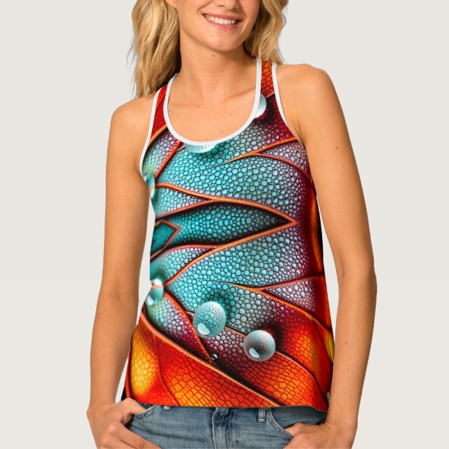 Jewels on a Fiery Wing Tank Top (Front)
