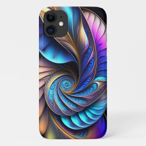 Jeweltone Fractal Design iPhone 11 Case