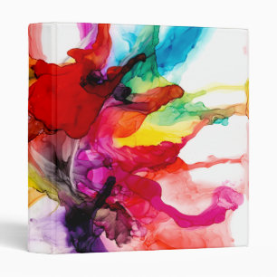 Jeweltone Prism - Watercolor 3 Ring Binder