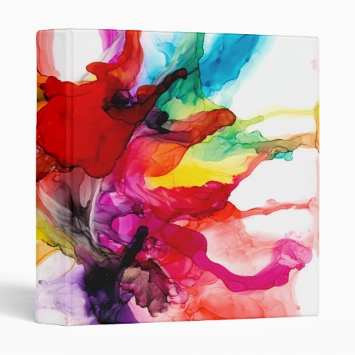 Jeweltone Prism _ Watercolor 3 Ring Binder